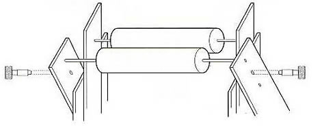 printing press application for knurled knob plungers