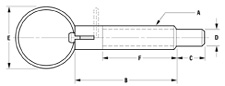 Knurled Knob Plunger Diagram